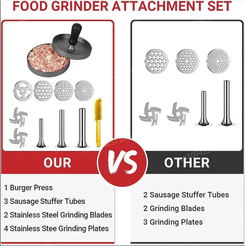 KitchenAid Metal Grinder: Meat & Sausage Attachment
