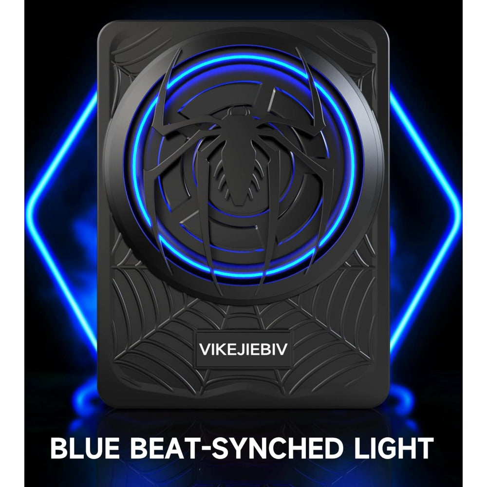 Slim Underseat Car Subwoofer & Amp with Ambient Light