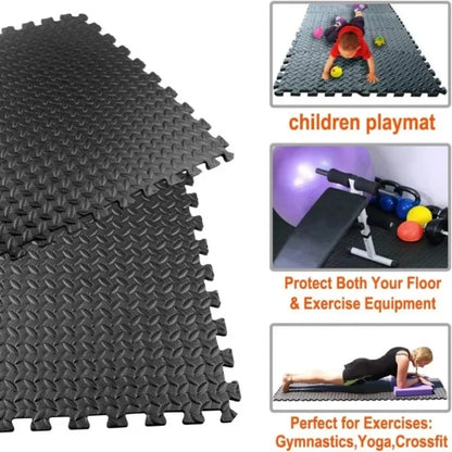 Non-Slip EVA Foam Puzzle Mat - Home Gym & Kids Safe