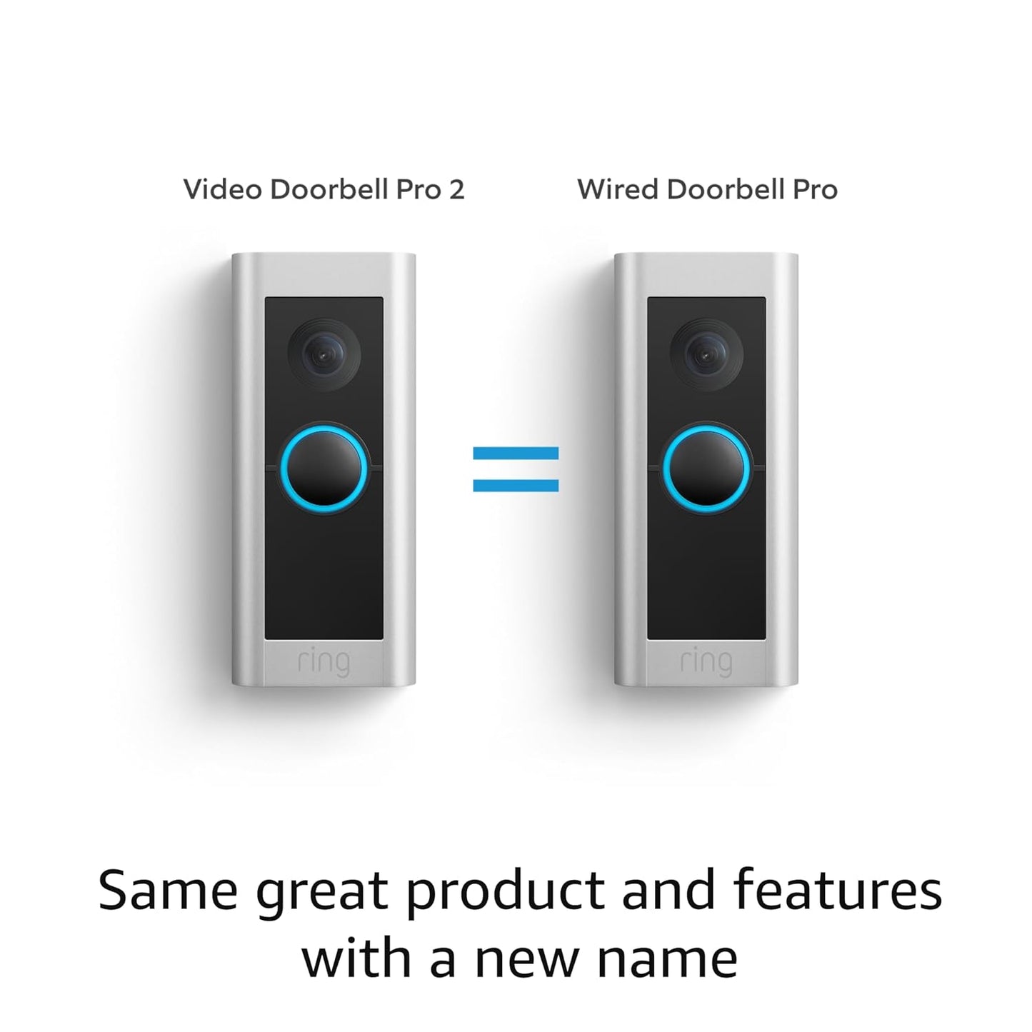 Pro Wired Video Doorbell with HD+ View, Two-Way Talk, Motion Detection & Alexa Integration