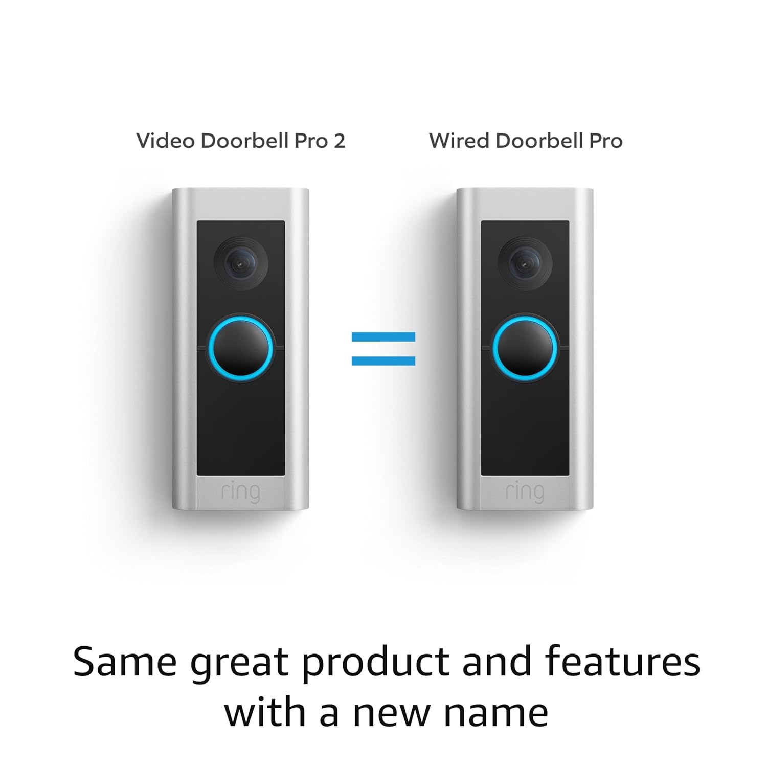 Pro Wired Video Doorbell with HD+ View, Two-Way Talk, Motion Detection & Alexa Integration