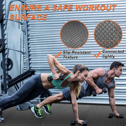 Non-Slip EVA Foam Puzzle Mat - Home Gym & Kids Safe