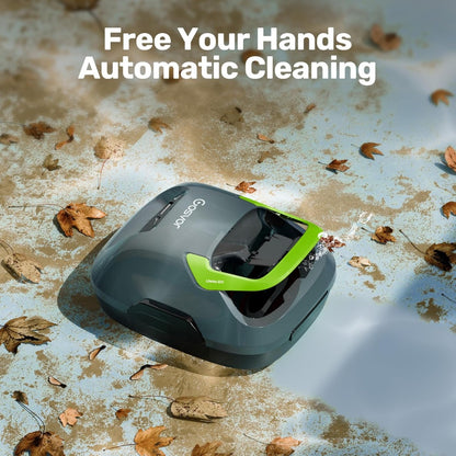 Cordless Robotic Pool Cleaner - 90 Min Runtime, Self-Parking