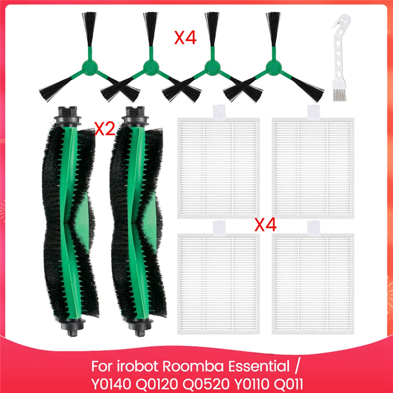 B98A-Replacement Parts For Irobot Roomba Essential Series Y0140 Q0120 Q0520 Y0110 Q011 Robot Vacuum Cleaner Accessories