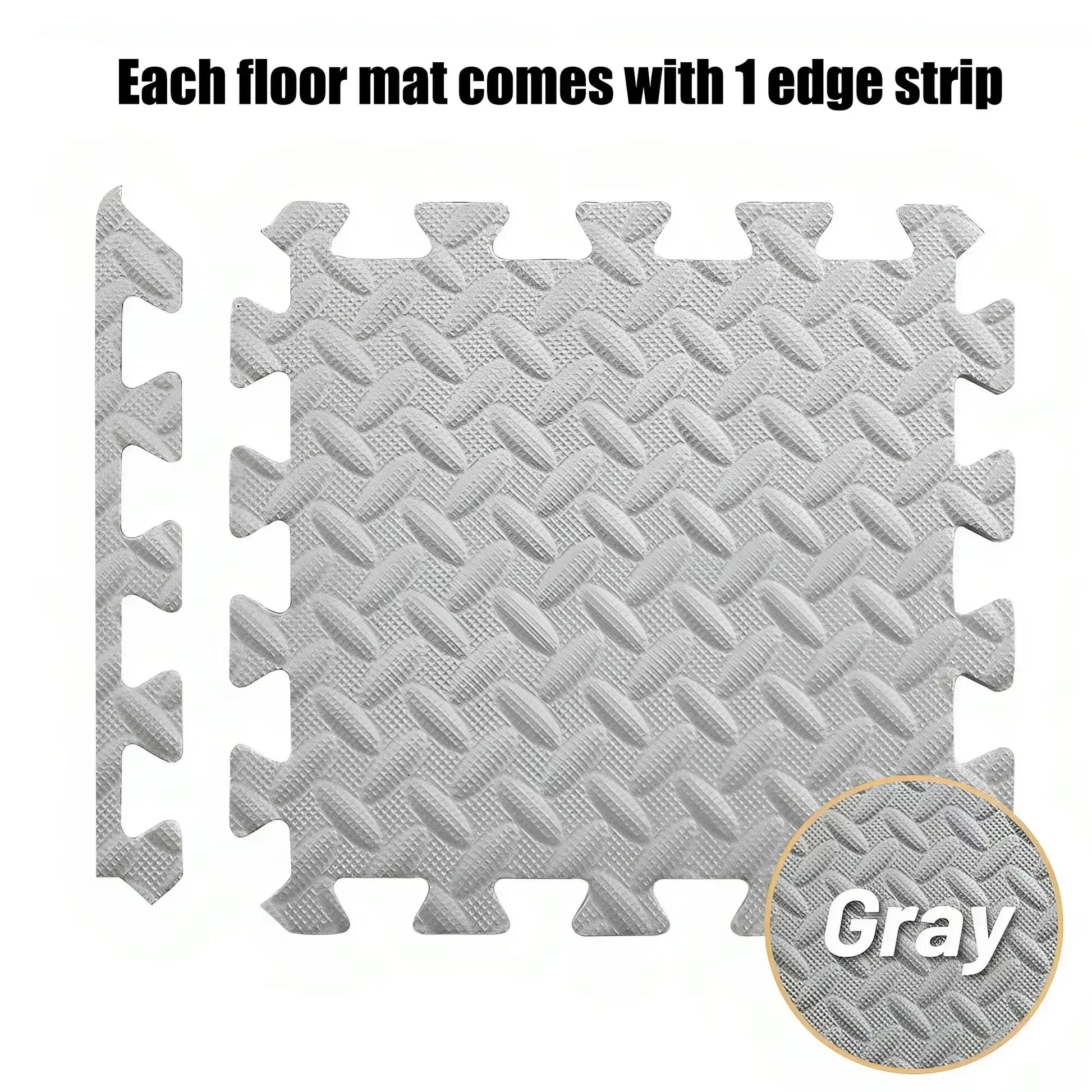 Non-Slip EVA Foam Puzzle Mat - Home Gym & Kids Safe