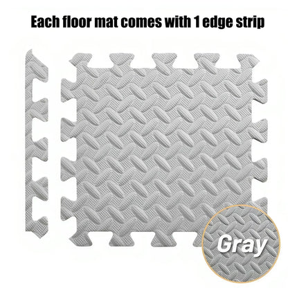 Non-Slip EVA Foam Puzzle Mat - Home Gym & Kids Safe